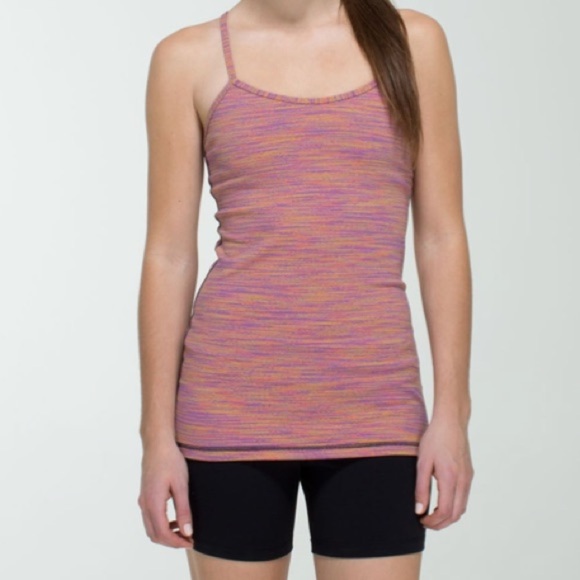 Lululemon Power Y Tank *Luon Wee Are From Space Vintage Pink 4 - Picture 1 of 8